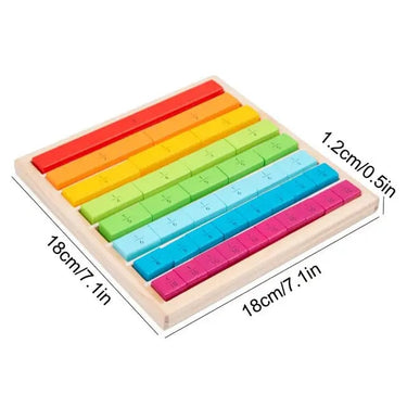 Wooden Multiplication Table Board